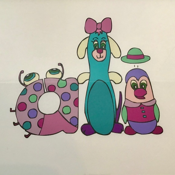 Alphacritters Children's Name Framed Artwork 'ali' - Picture 2 of 11